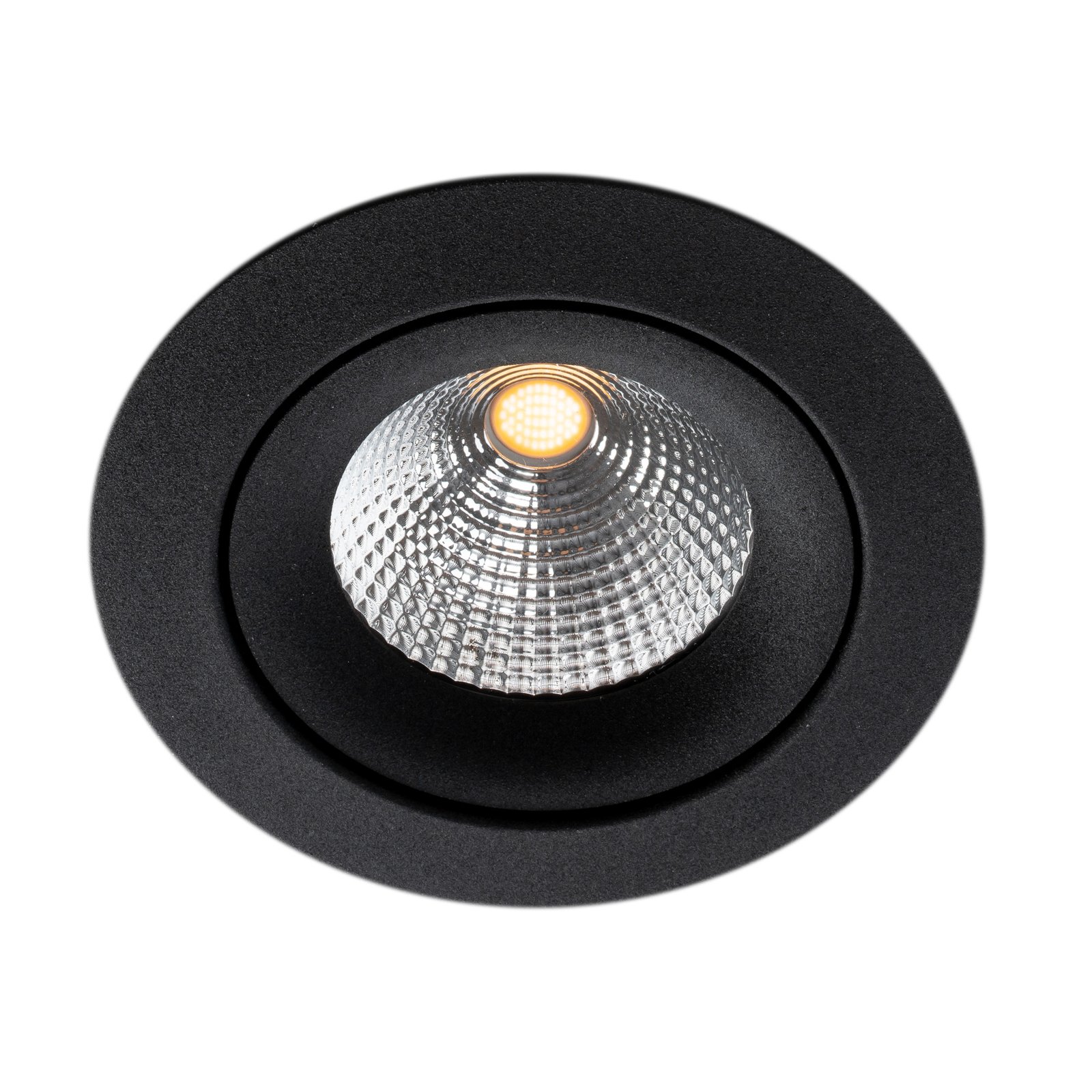 SLC One 360° SunLike LED inbouwlamp zwart 930