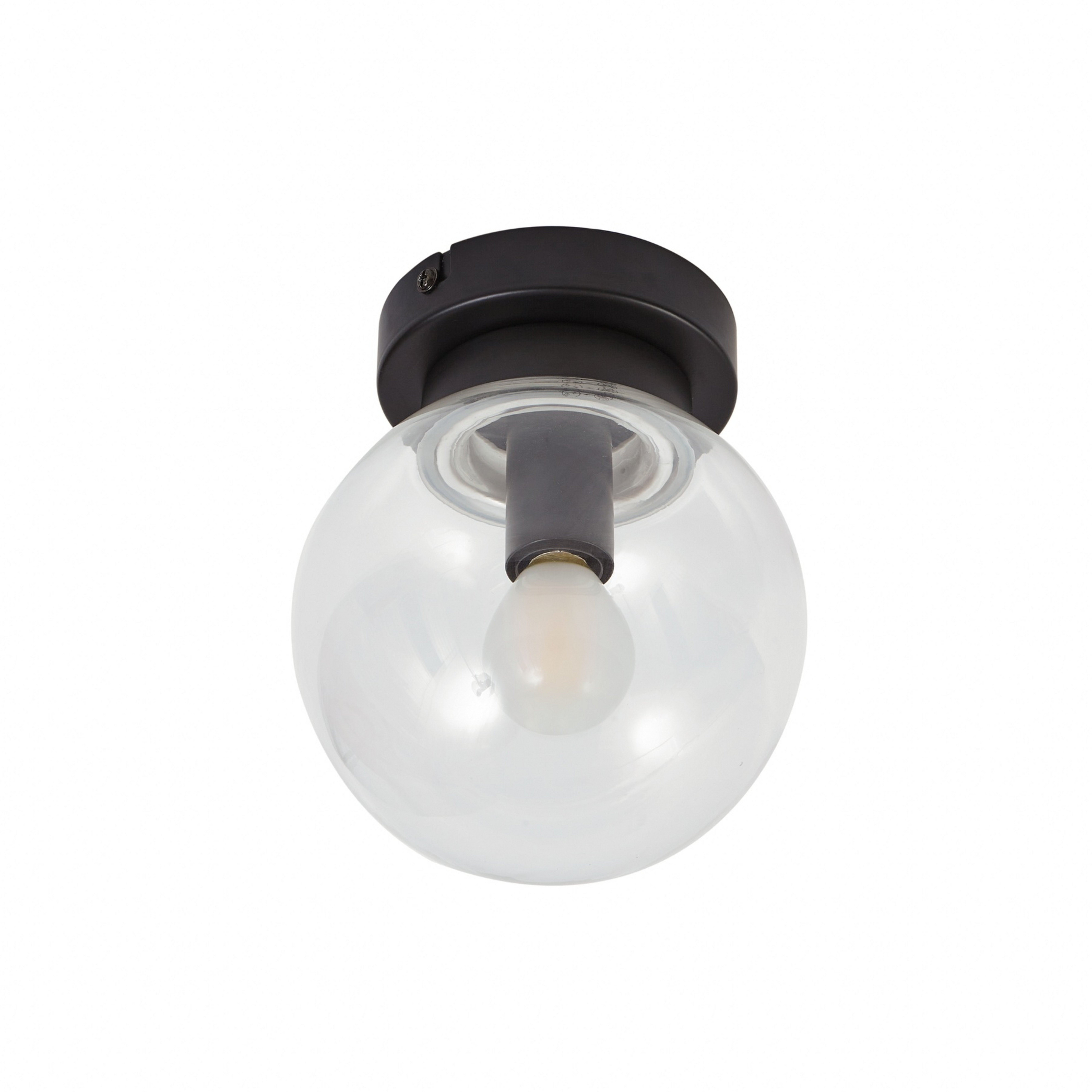 Badolo Ceiling Lamp IP44 Black - Lucande