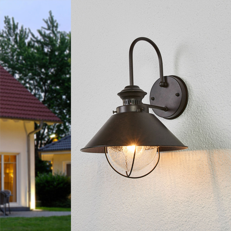 Charmig vägglampa för utomhusbruk Nautica