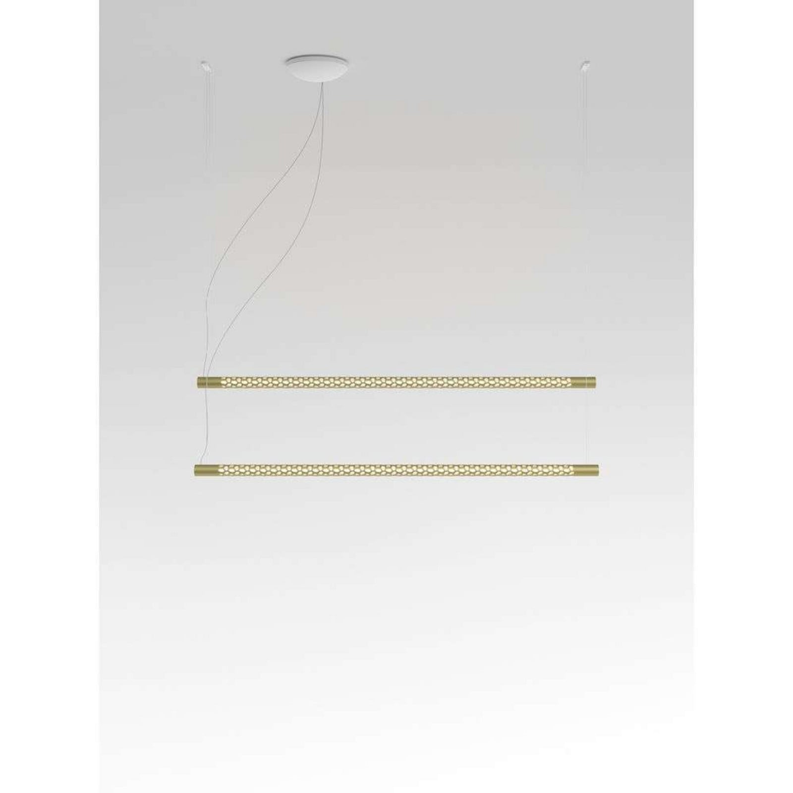 Squiggle H10 Taklampa 2700K Gold Rotaliana - Metall - Med en ljusk&auml;lla