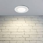 LED-inbyggnadslampa Kamilla, vit, IP65, 11W