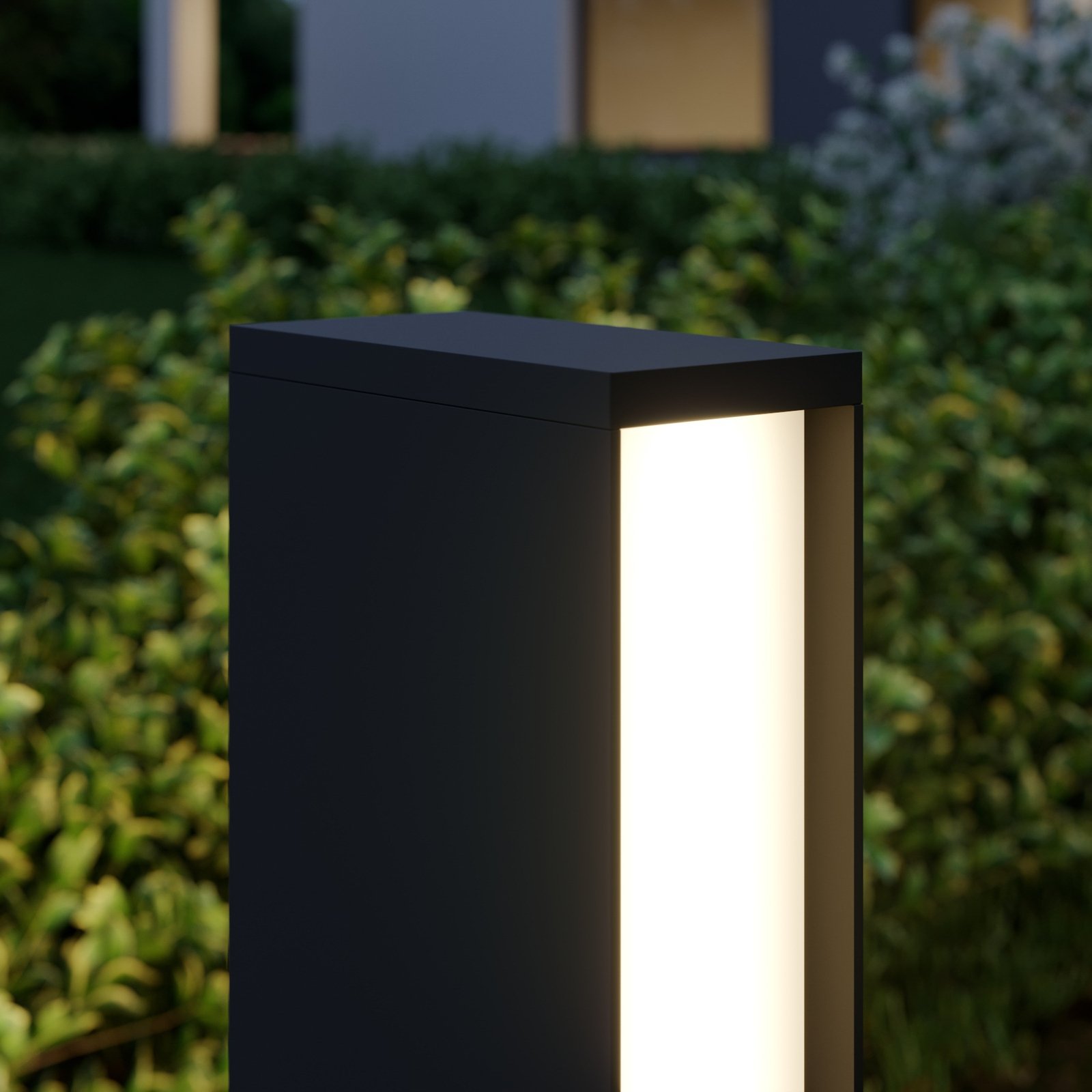 Lirka 2 Outdoor Garden Lamp Dark Grey/White - Lucande
