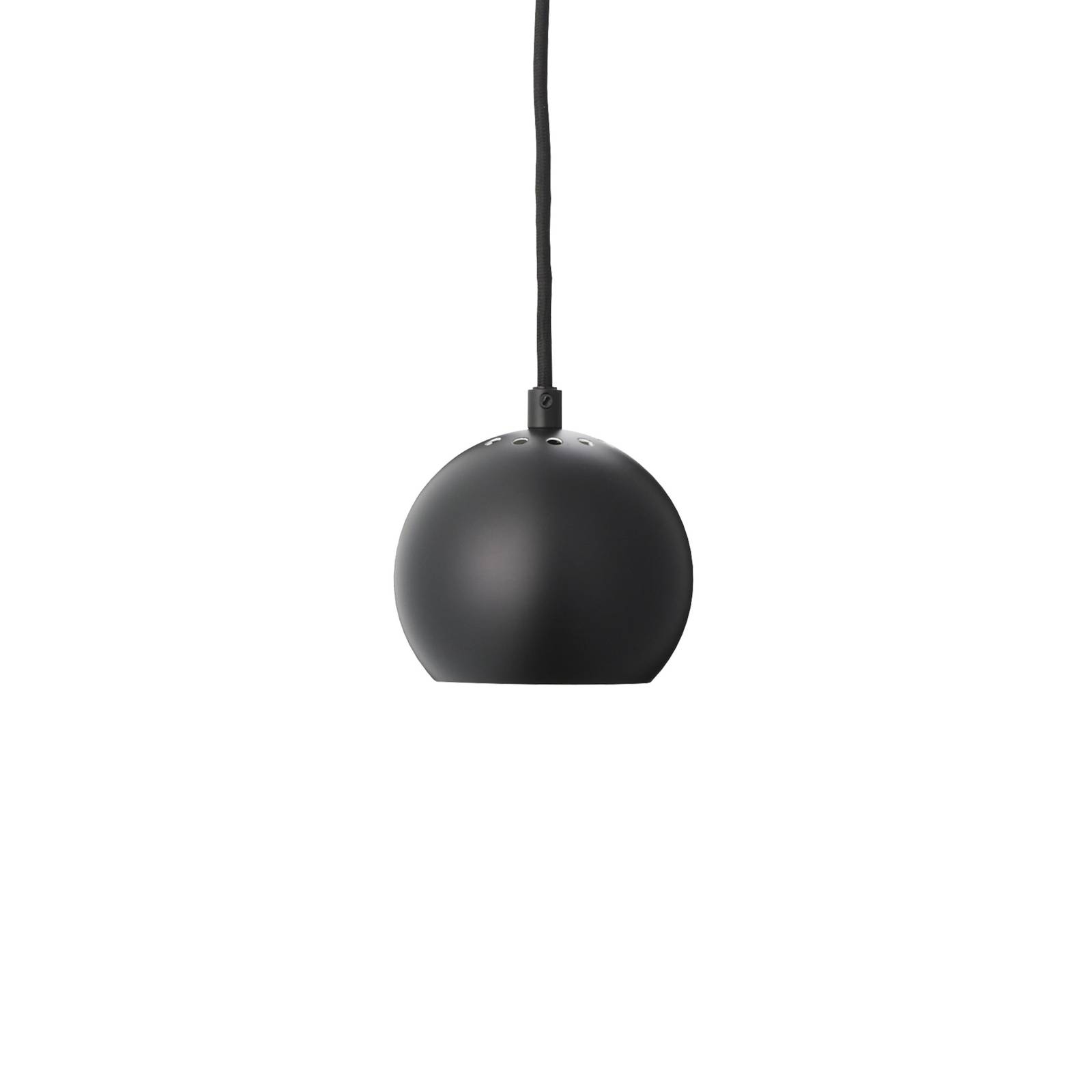 FRANDSEN Hängeleuchte Ball, schwarz matt, Ø 12 cm günstig online kaufen