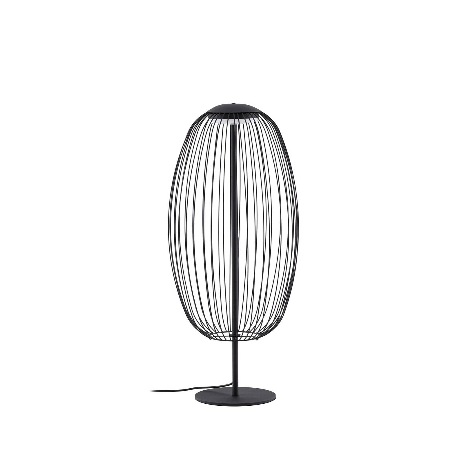 Lucande LED-Außenstehleuchte Richi, schwarz, Höhe 90cm, IP44