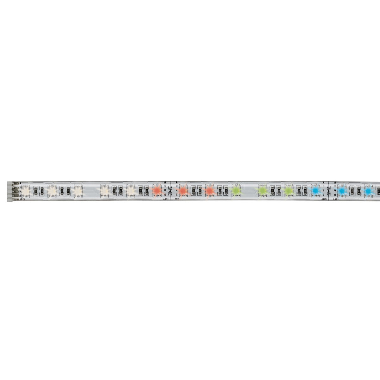 Paulmann 100 cm forlengelsesstrip MaxLED Rgbw - dimbar - moderne lampe Stue / spisestue - kunststoff
