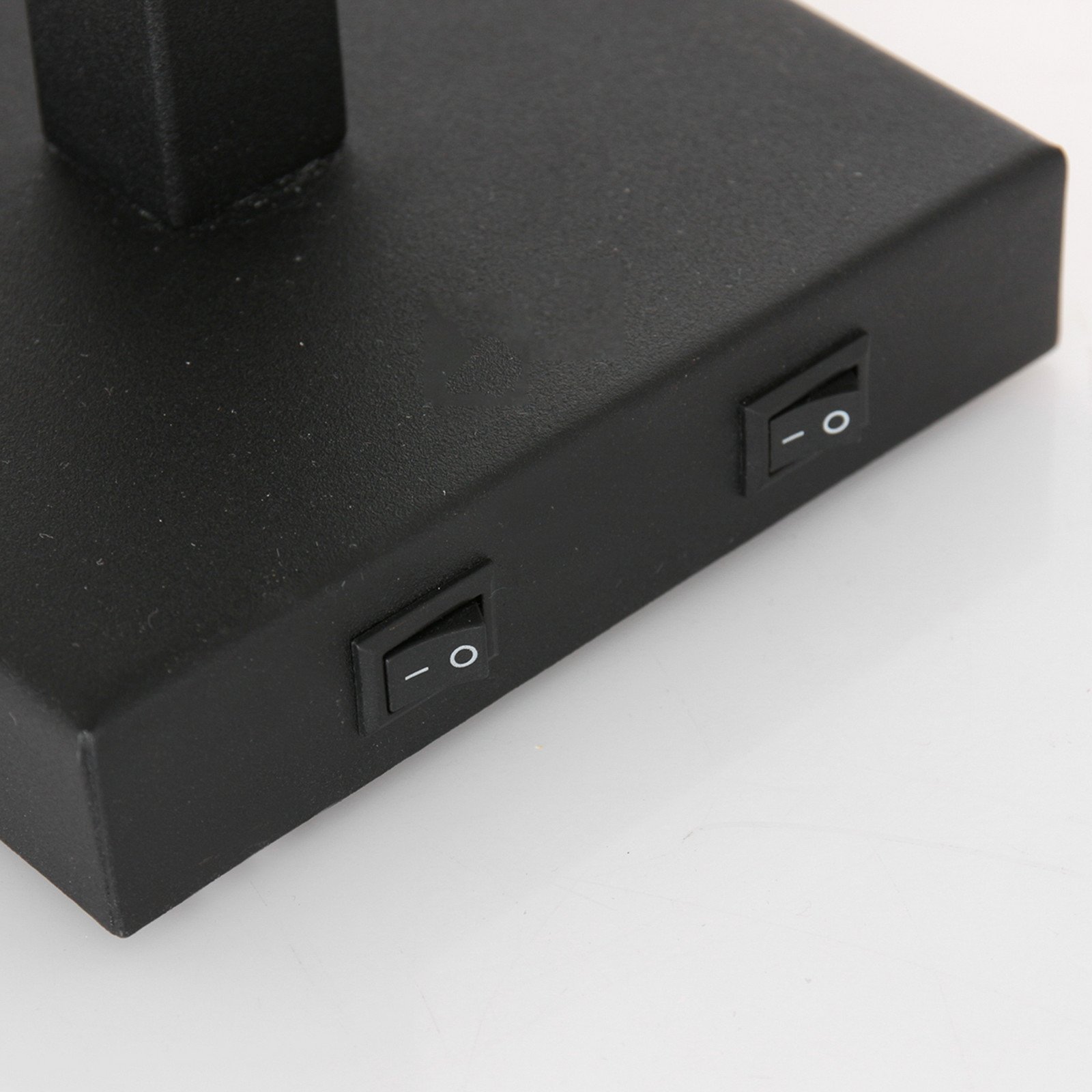 Steinhauer Aplică de perete Stang negru/maro Lumină de citit LED Înălțime 27 cm Plută - Camera de zi / sufragerie - Modern - negru maro - Metal