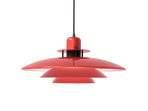 Primus I Pendant Ø43 Glossy Red/Matt Black - Belid