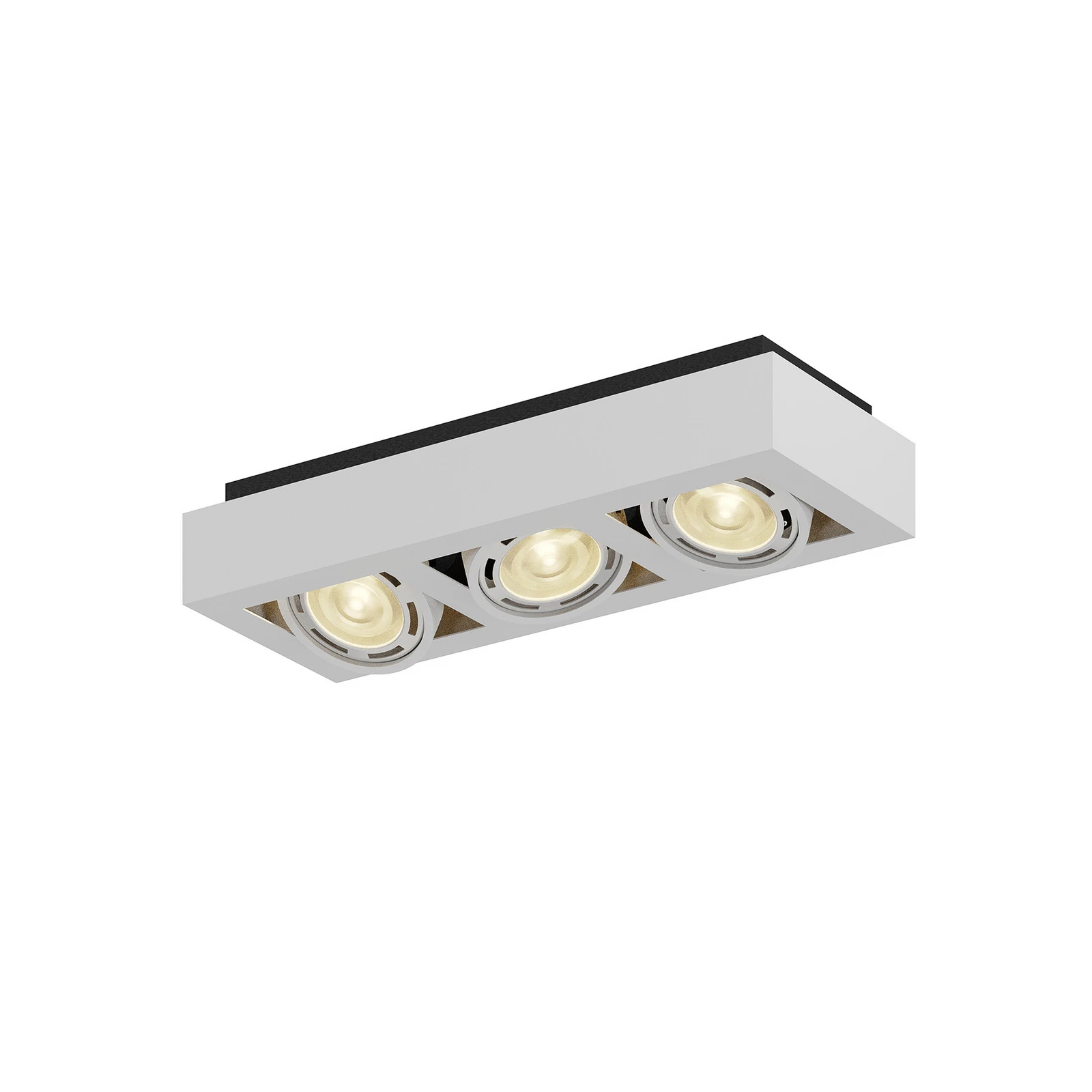 Arcchio plafondspot Ronka, 50 cm, 3-lamps, wit, GU10