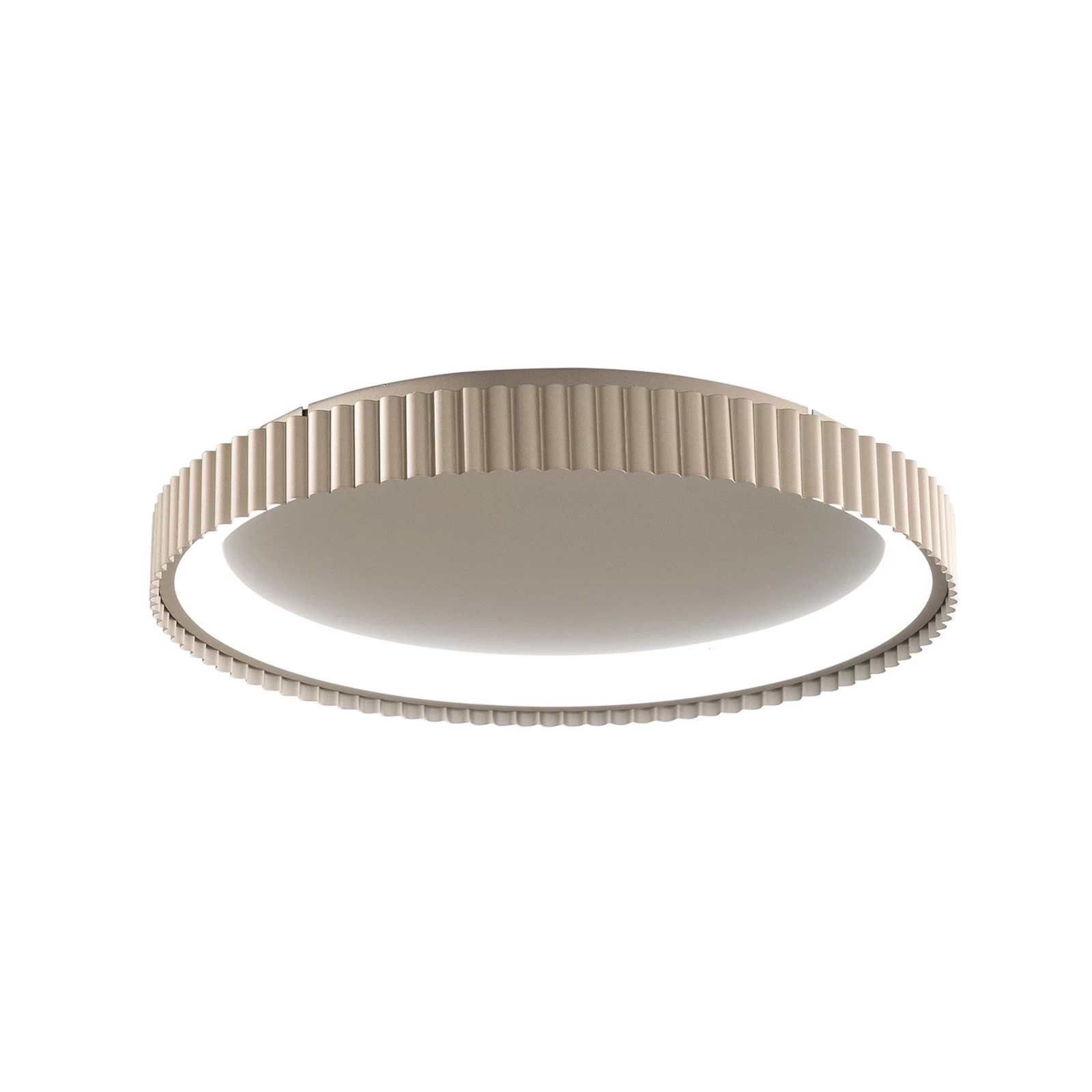 LED plafondlamp Niike, goudkleurig, Ø 50 cm, metaal, CCT