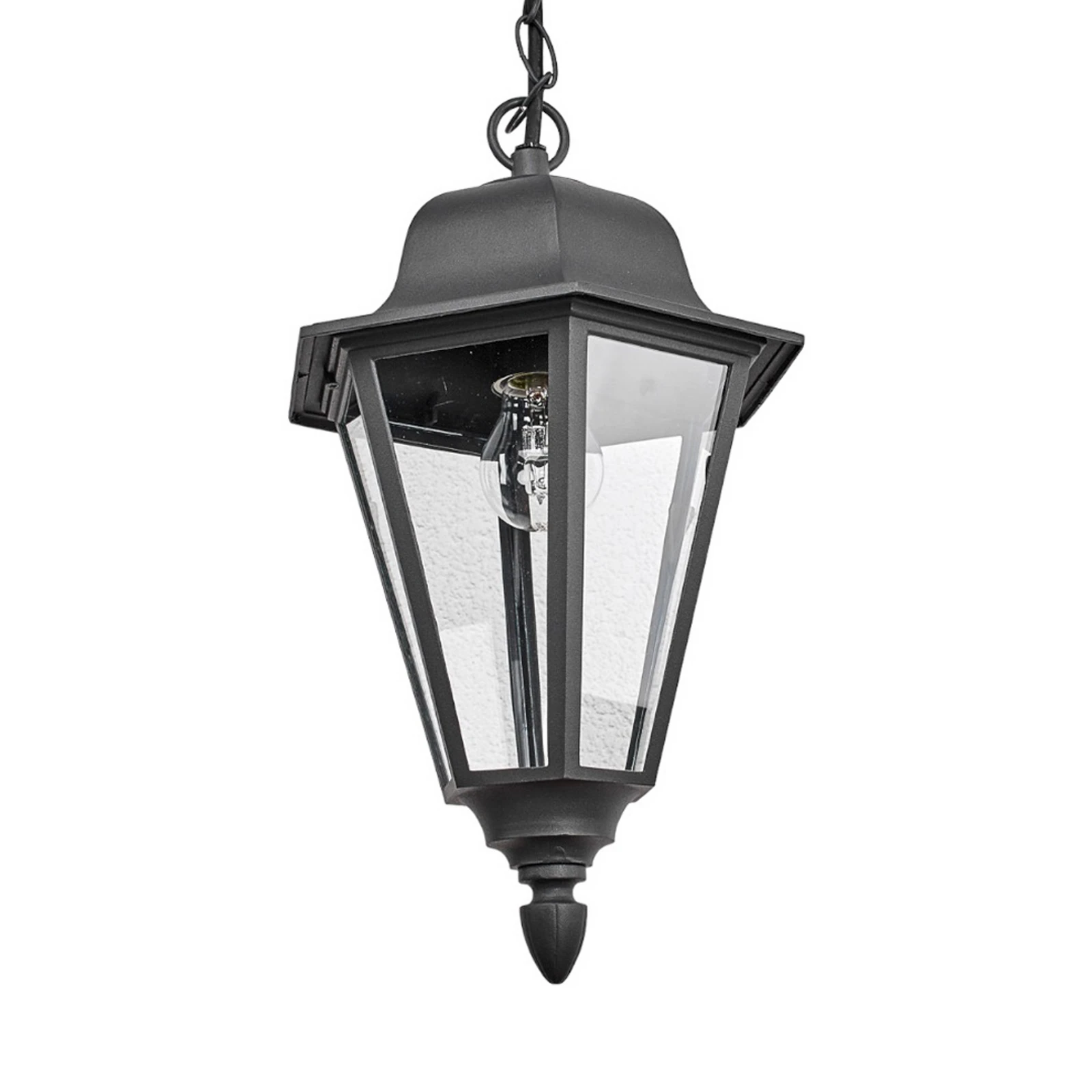 Lindby Edana välisvalgusti, 40 cm, antratsiit, E27, IP44