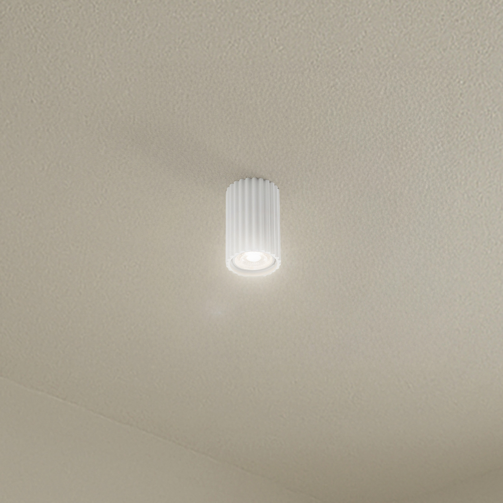 SOLLUX LIGHTING Plafonieră Carbon alb înălțime 10 cm aluminiu - Camera de zi / sufragerie - Modern