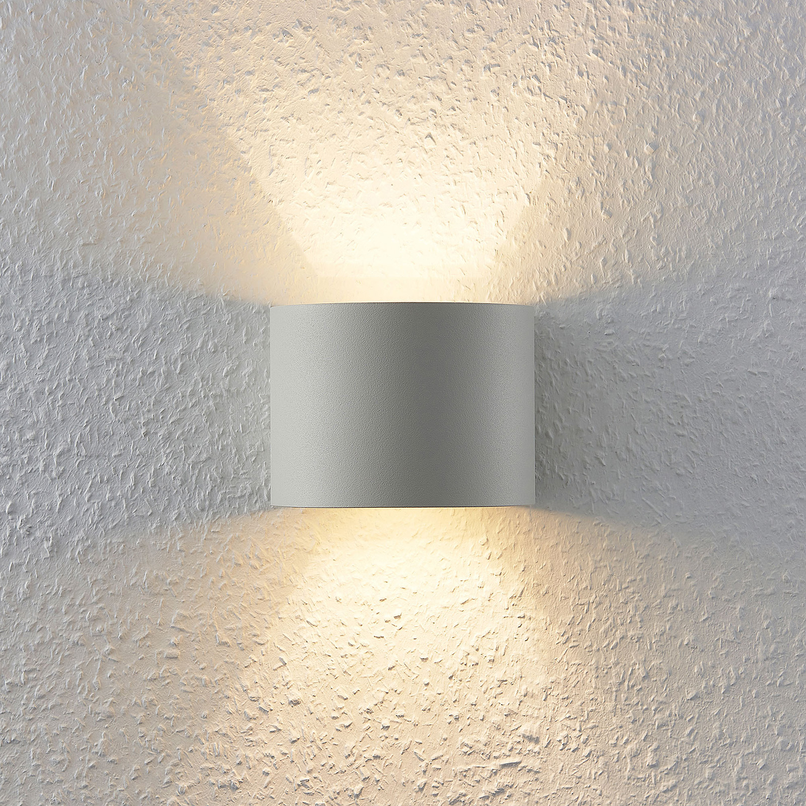 ELC Jördis wall lamp, G9, round, white
