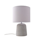 Thalassia Table Lamp Ø26 Grey/White - Lindby
