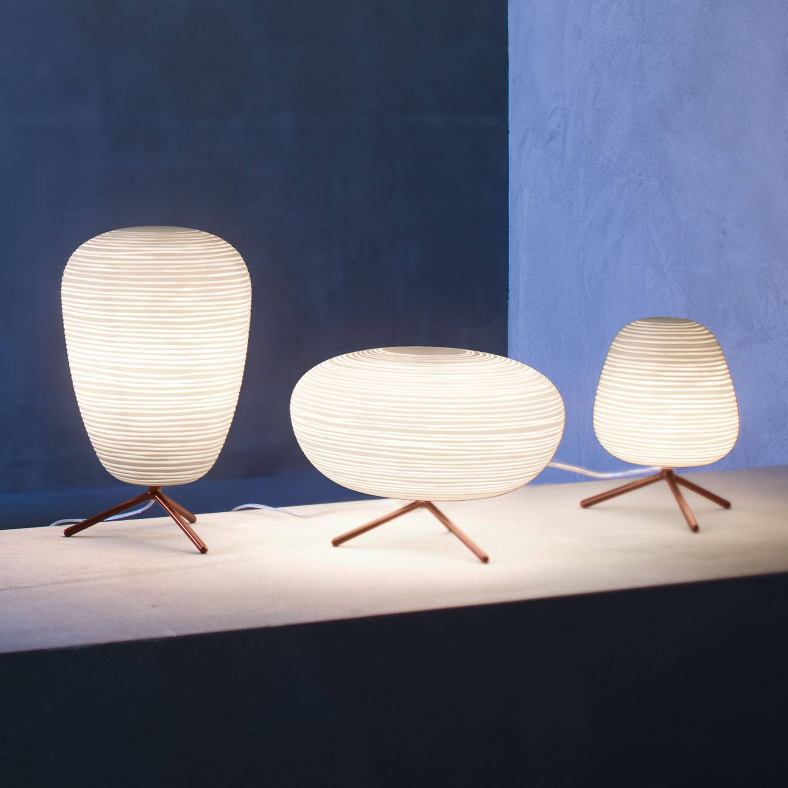 Foscarini Rituals 2 szklana lampa stołowa