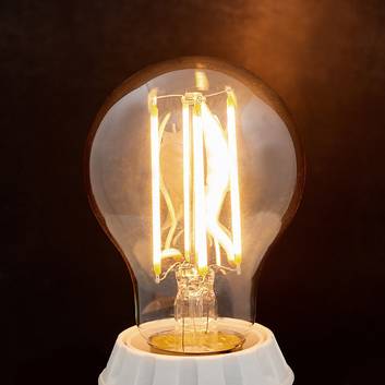 E27 LED-lampa filament 6W 500 lm, bärnsten 1 800 K