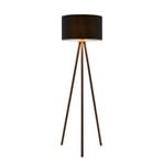 Majken Floor Lamp Dark Grey/Black - Lindby