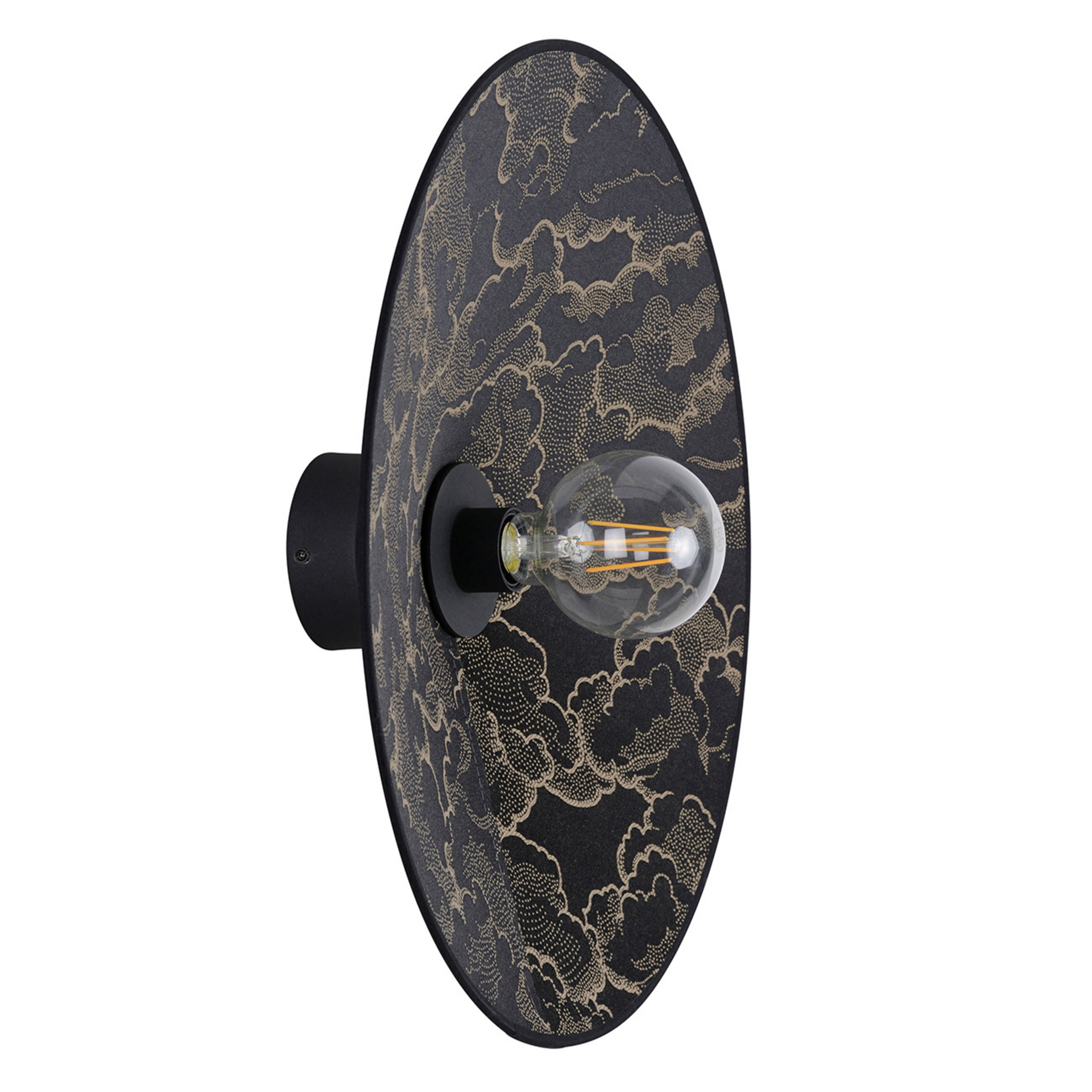 Gatsby wandlamp kumo zwart Ø 50 cm - MARKET SET