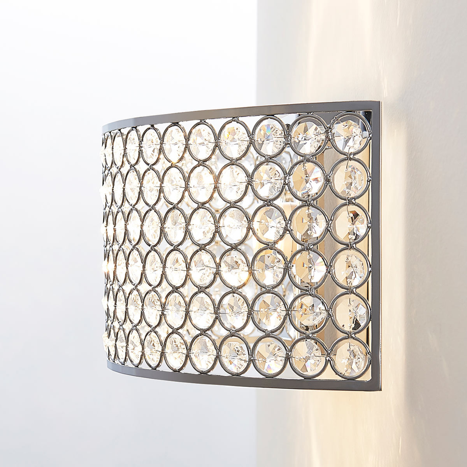 Alizee Aplique de Pared Chrome/Clear - Lucande