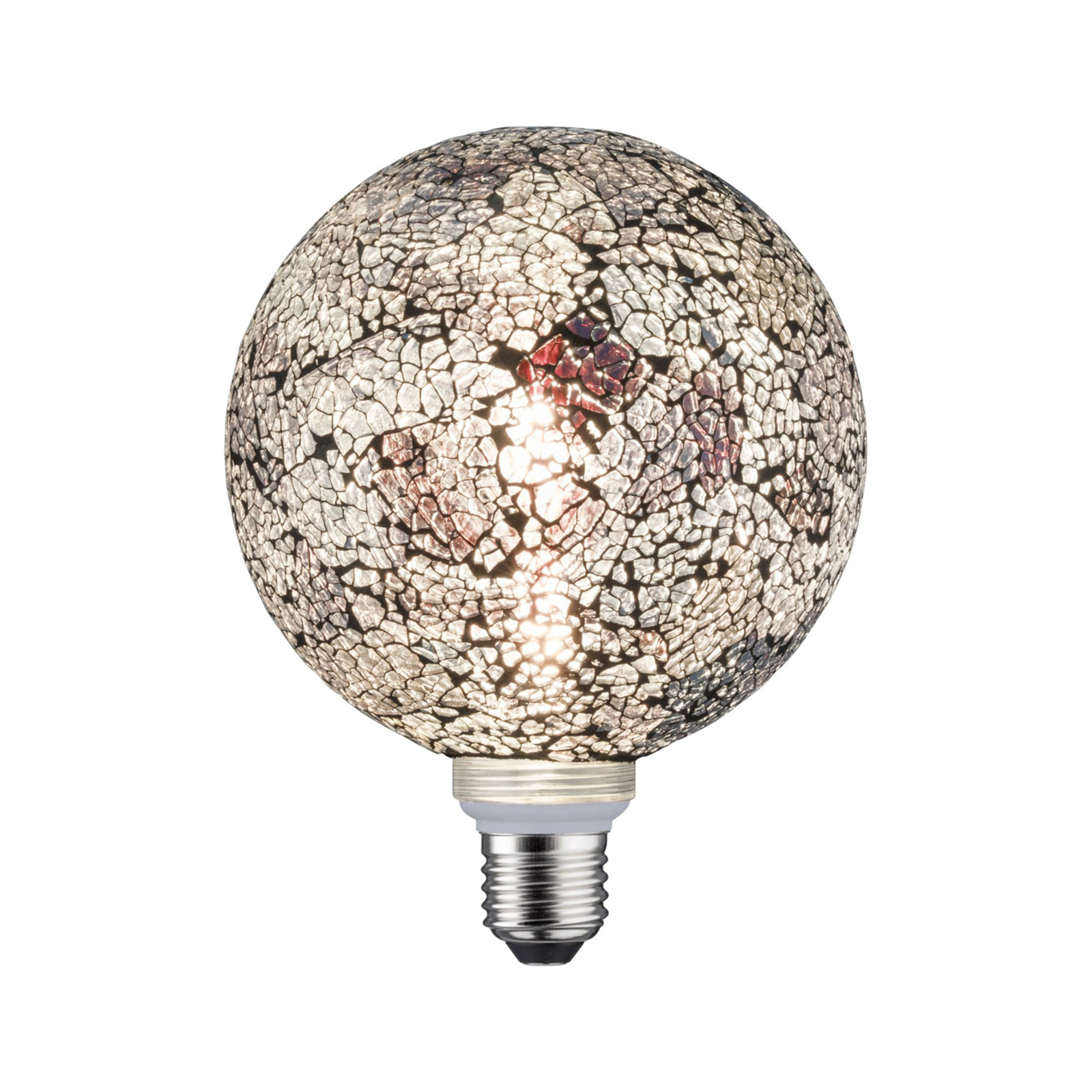 Paulmann E27 globo LED 5W Miracle Mosaic negro
