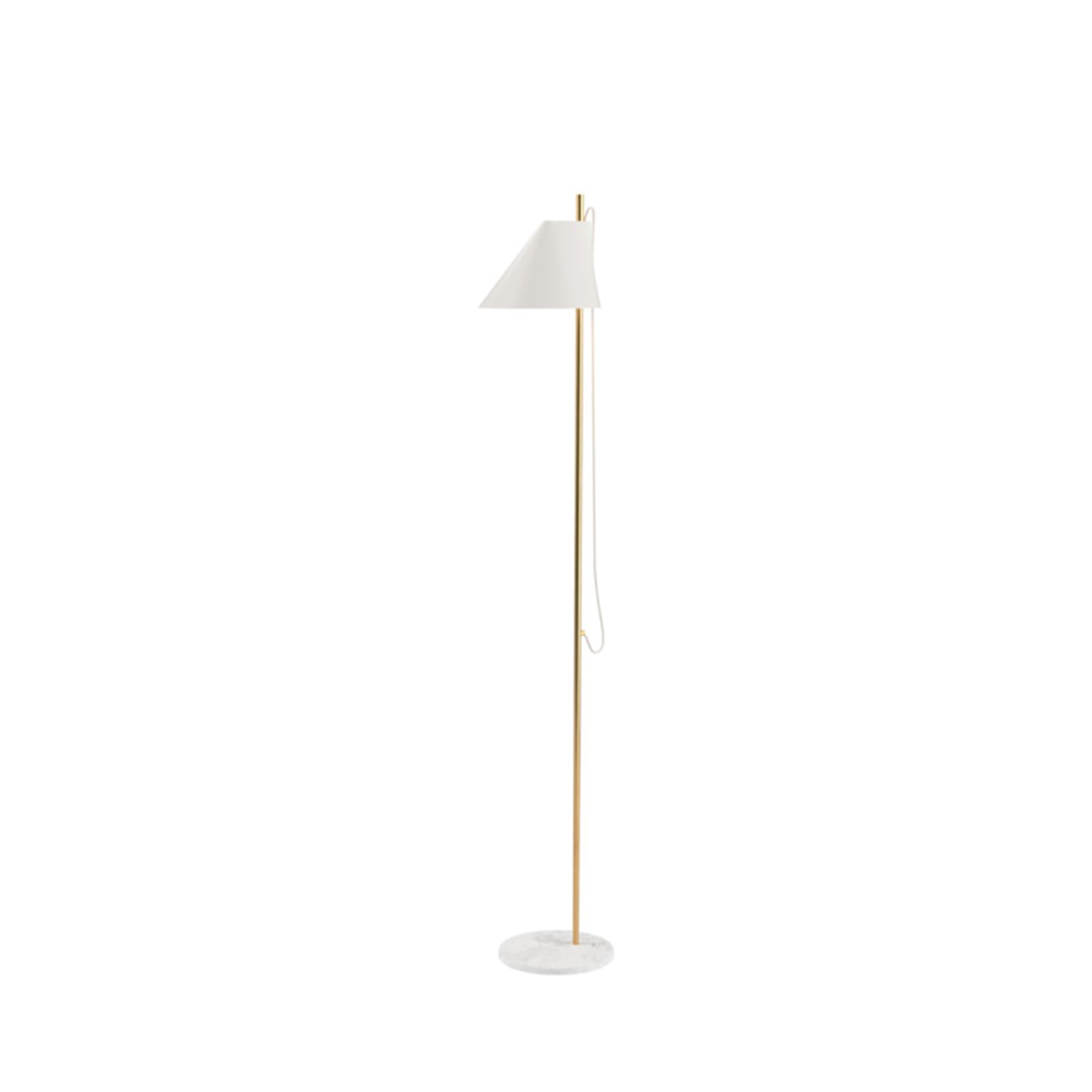 Yuh Lampadar White/Brass - Louis Poulsen