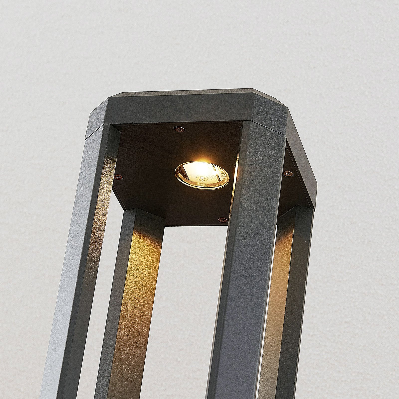 Iluminación LED de senderos Fery antracita, 80 cm