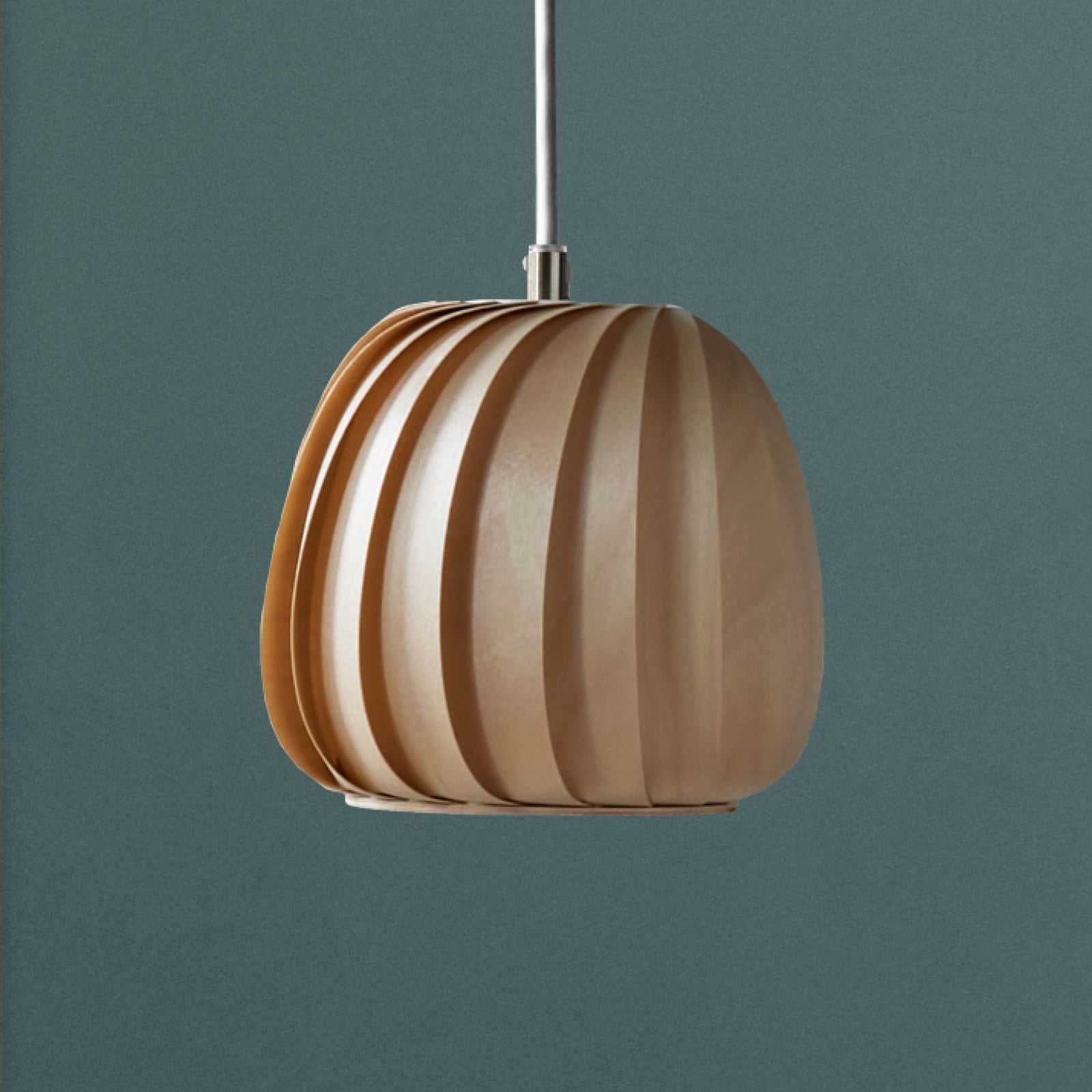 Lámpara colgante Tom Rossau ST906 Mini, abedul, 17 cm, madera, E27 Lámpara colgante Tom Rossau ST906 Mini, abedul, 17 cm, madera, E27