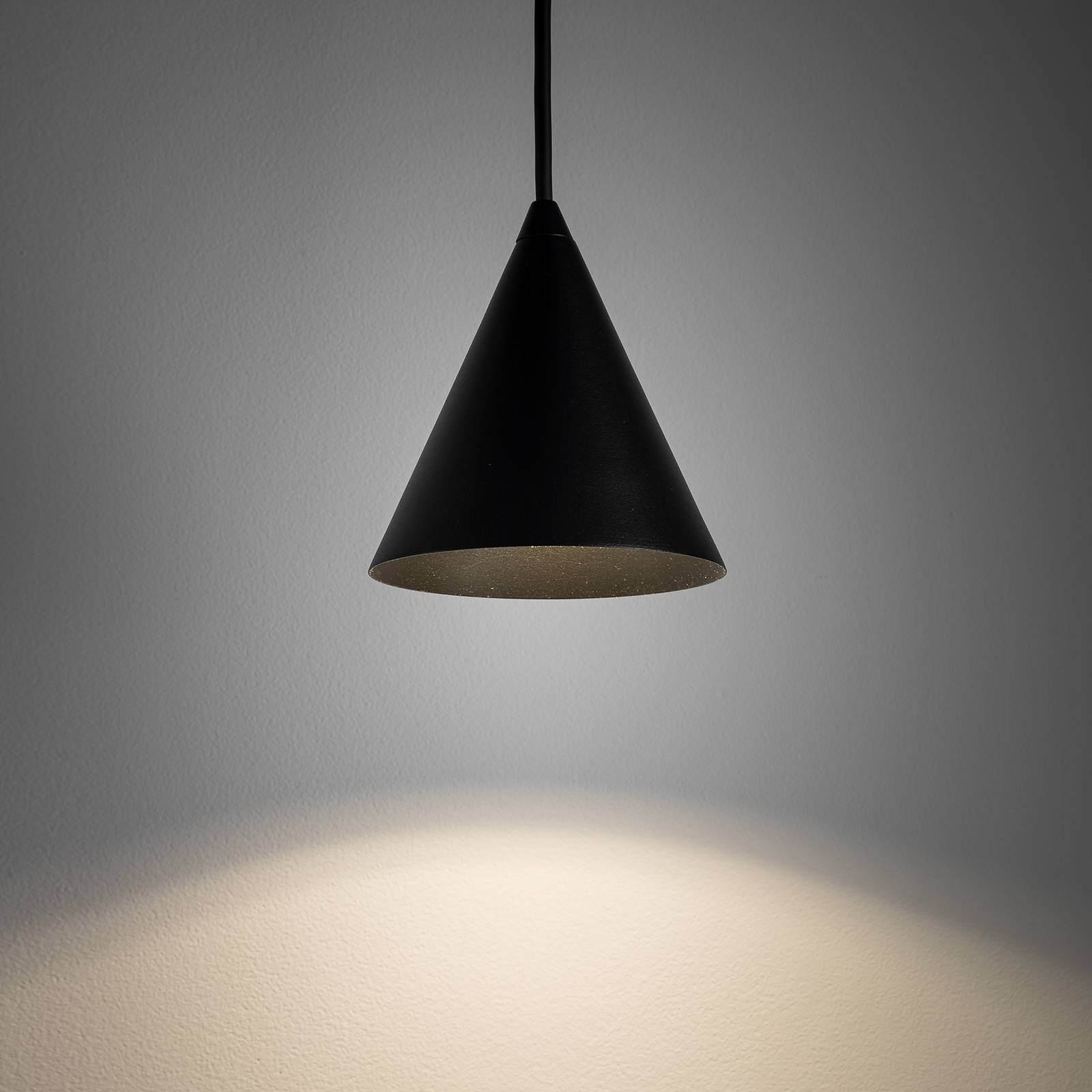 Hängeleuchte ZENITH, schwarz, Ø 11 cm, Metall, GU10 günstig online kaufen