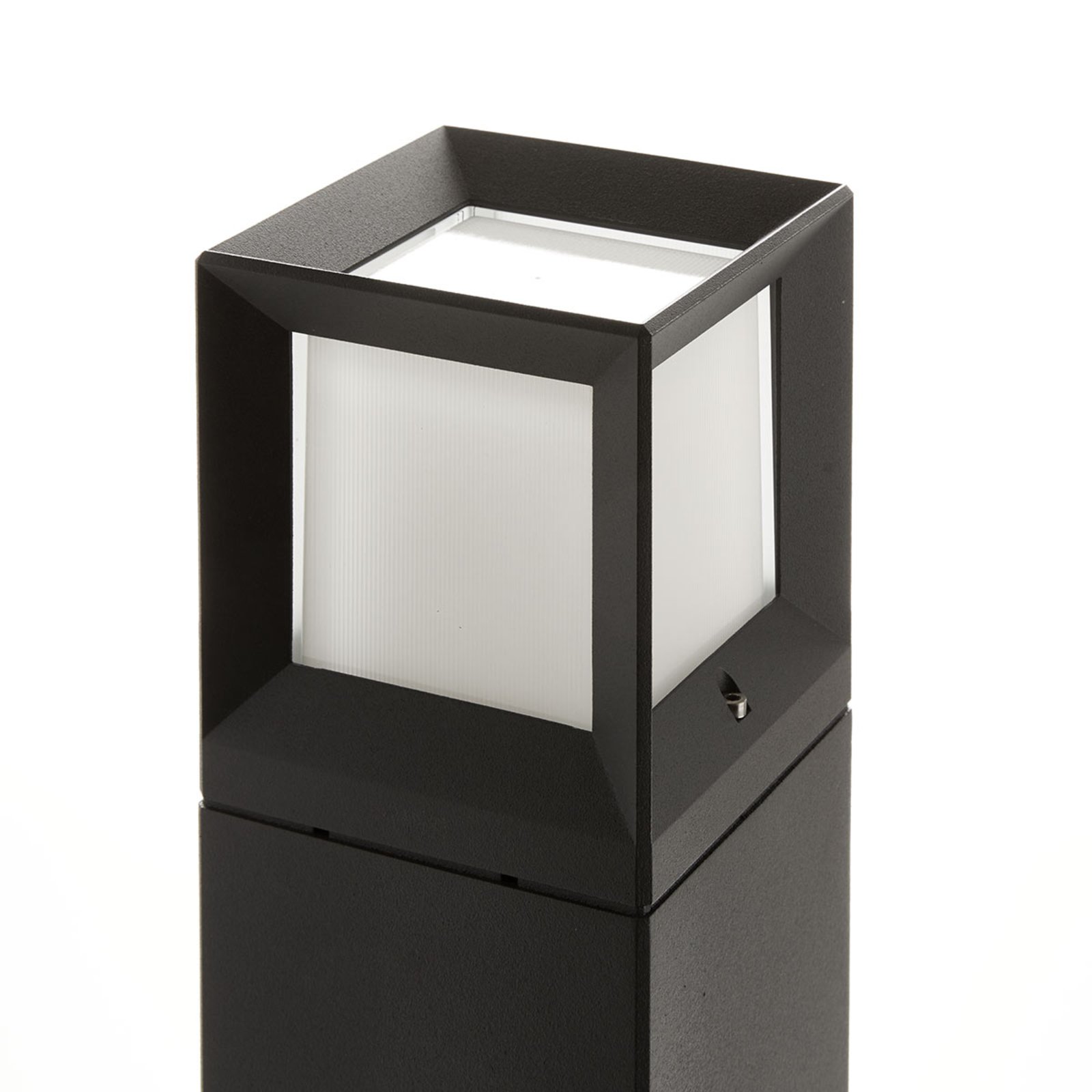 BEGA 84604 - LED pillar light in graphite, 3,000 K