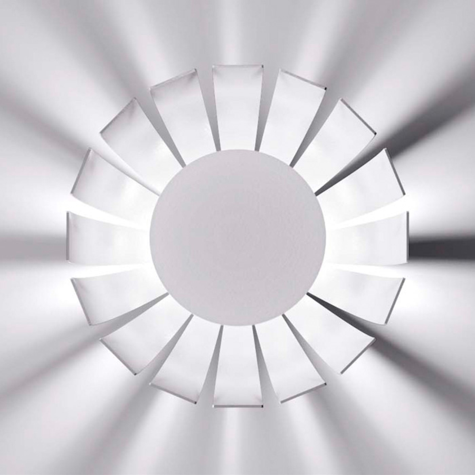 Weiße LED-Designer-Deckenleuchte Loto