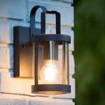Lindelo outdoor wall light with clear glass