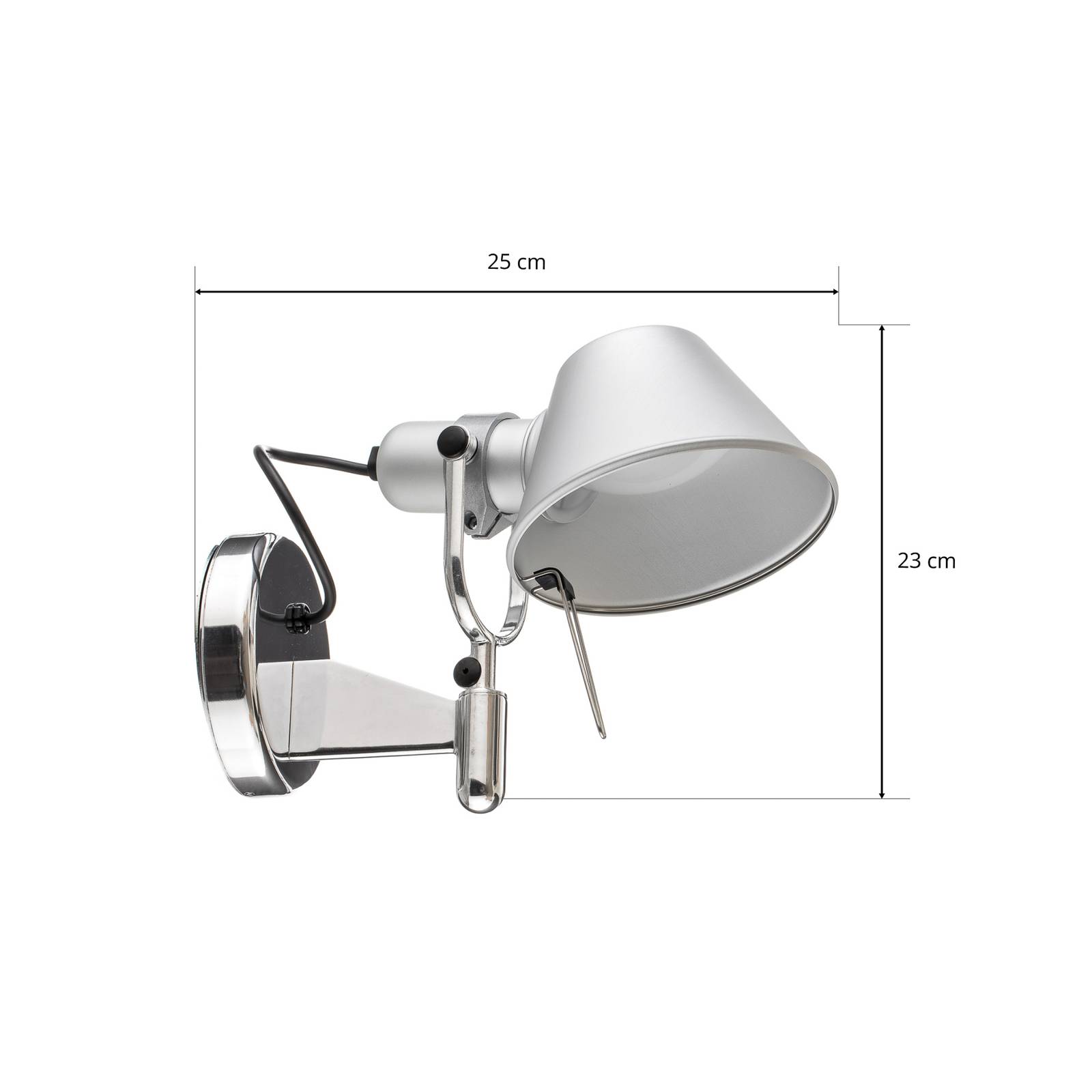 Artemide Tolomeo Faretto bez przełącznika, 2 700 K