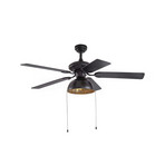 Lucande Deckenventilator mit Licht Shamoian, leise, Ø 130 cm