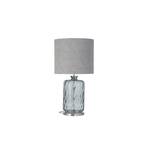 EBB & FLOW Pillar table lamp, Marl grey/smoky grey