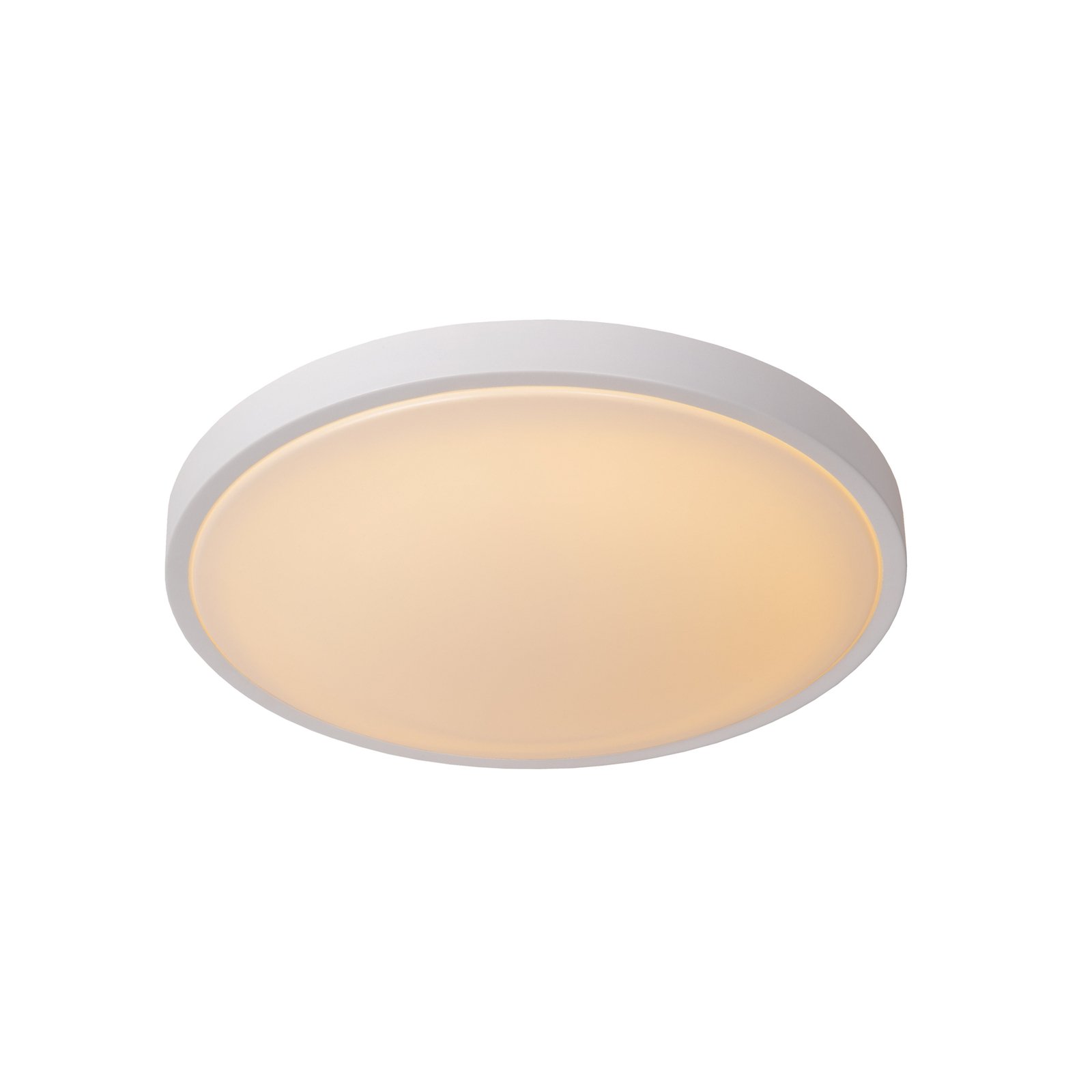 Dasher LED-kattovalaisin, valkoinen, Ø 41 cm, 2700 K, IP44