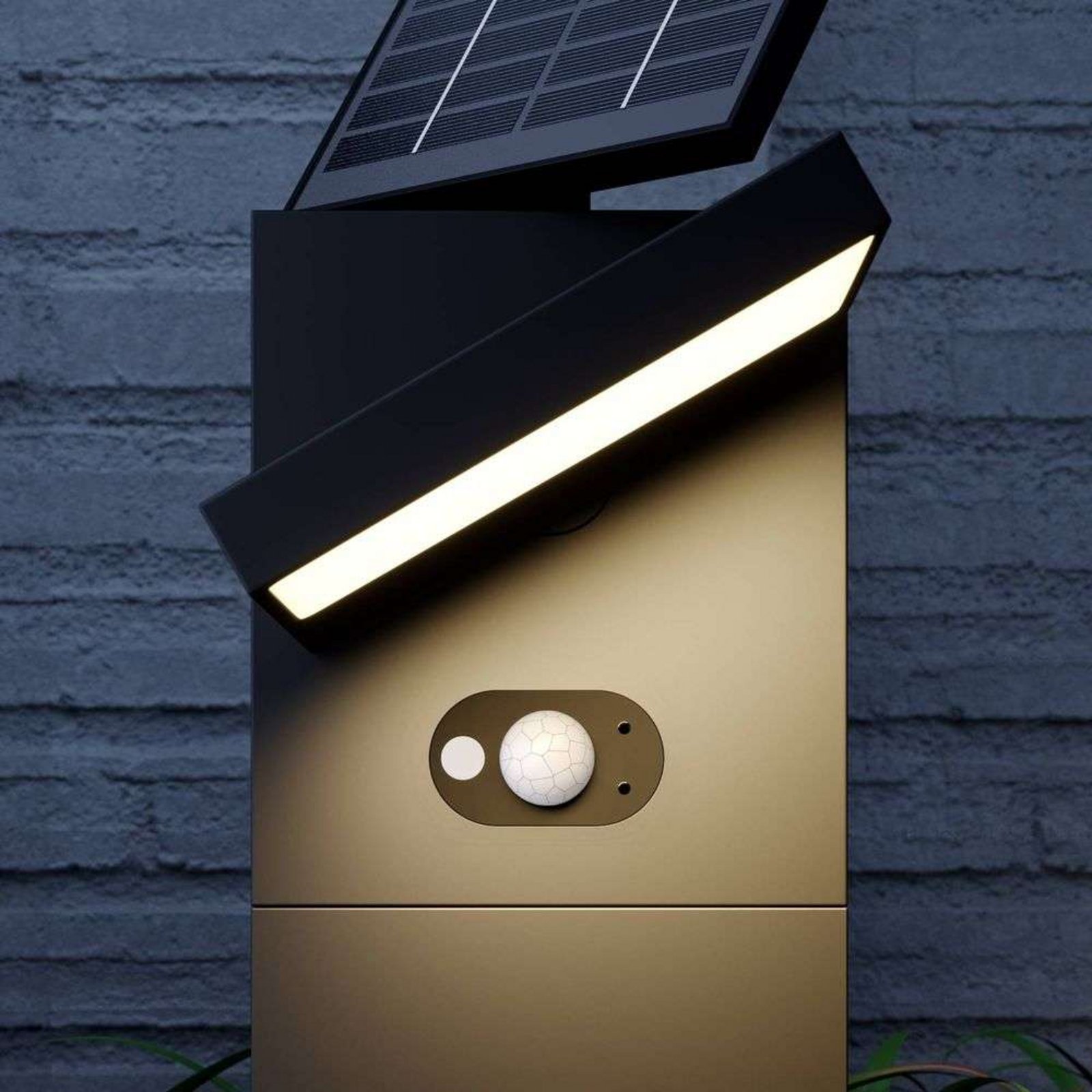 Silvan LED Tuinlamp H60 w/Sensor Graphite - Lucande