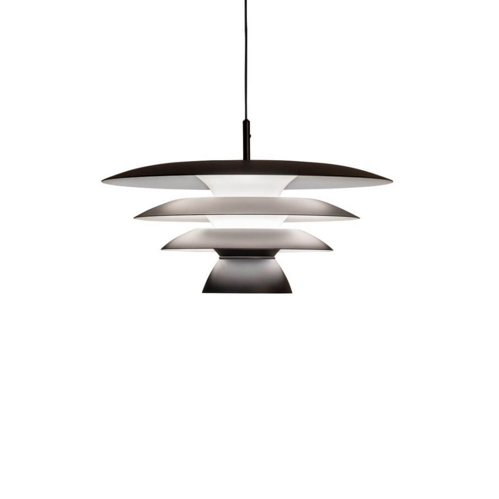 DaVinci Závěsná Lampa Ø430 Matt Black - Belid