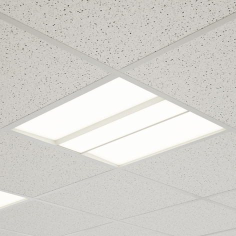 LED-Panel Malo für Rasterdecken, 62 cm x 62 cm
