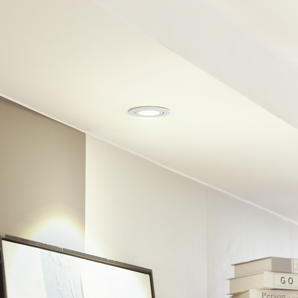 Arcchio Jyra LED Inbyggningsspot 3000K IP65, vit från Arcchio