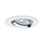 Lámpara empotrable Paulmann NOVA, cromada, Ø 9 cm, orientable, atenuable 840