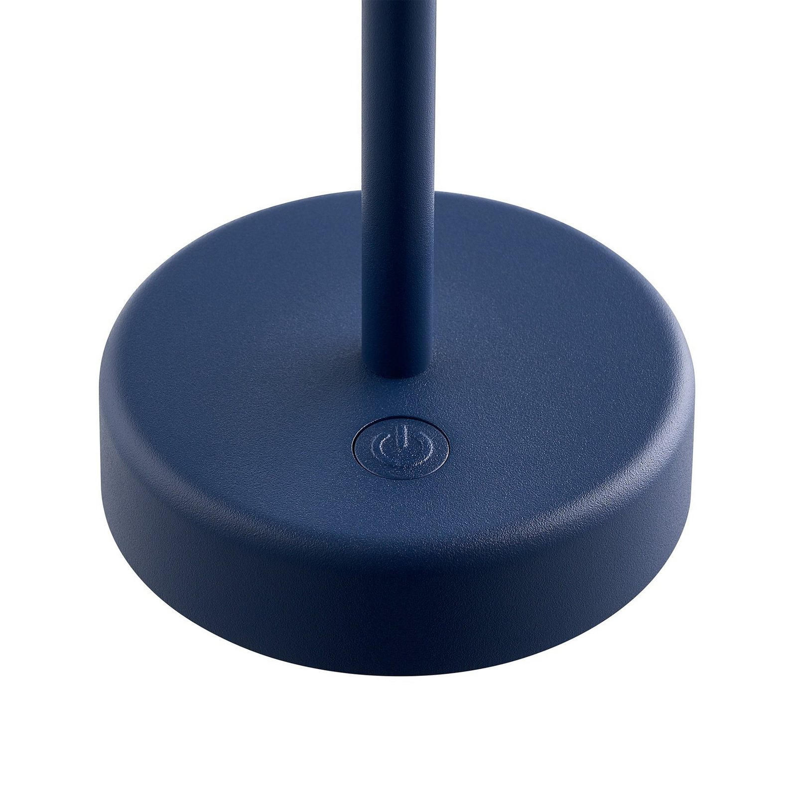 LED rechargeable table lamp Ellen To-Go, blue, aluminium