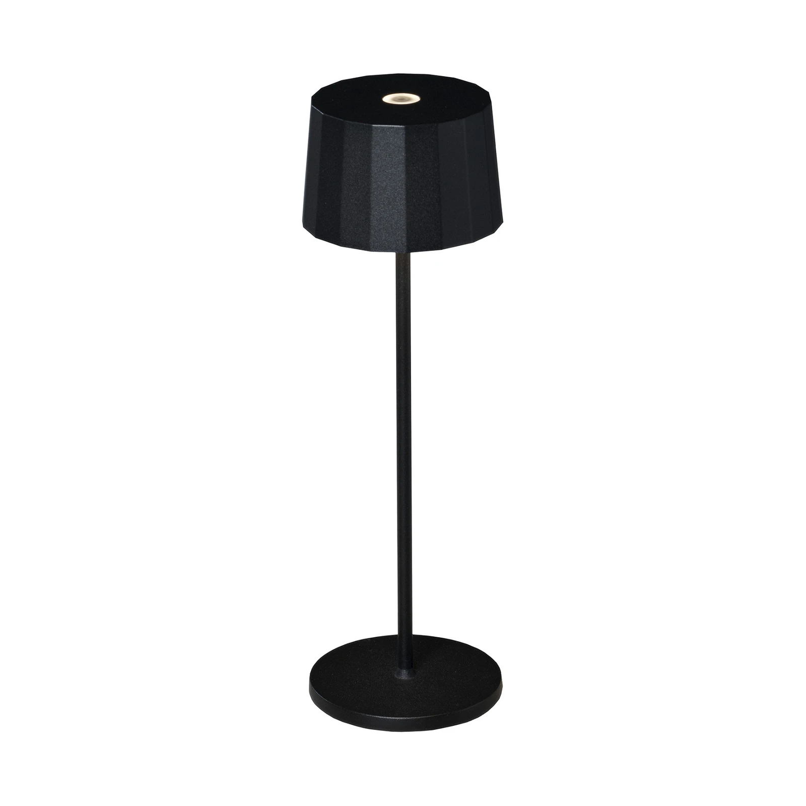 LED tafellamp Positano voor buiten, zwart