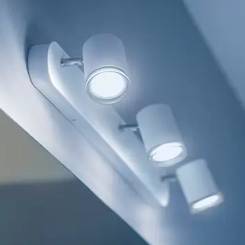 Philips Hue Perifo Schienenbeleuchtung Wand - 3 Spots - White and Color -  Weiß