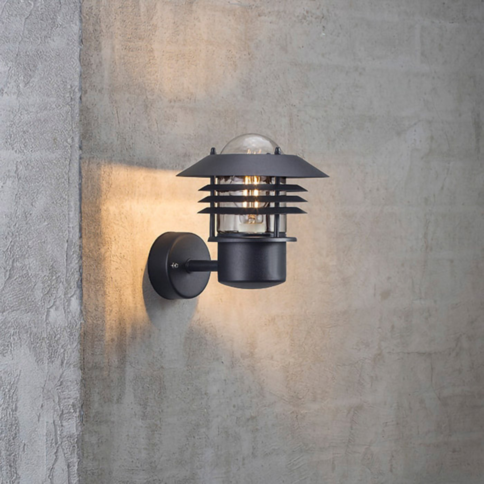 Vejers Vegglampe Black - Nordlux
