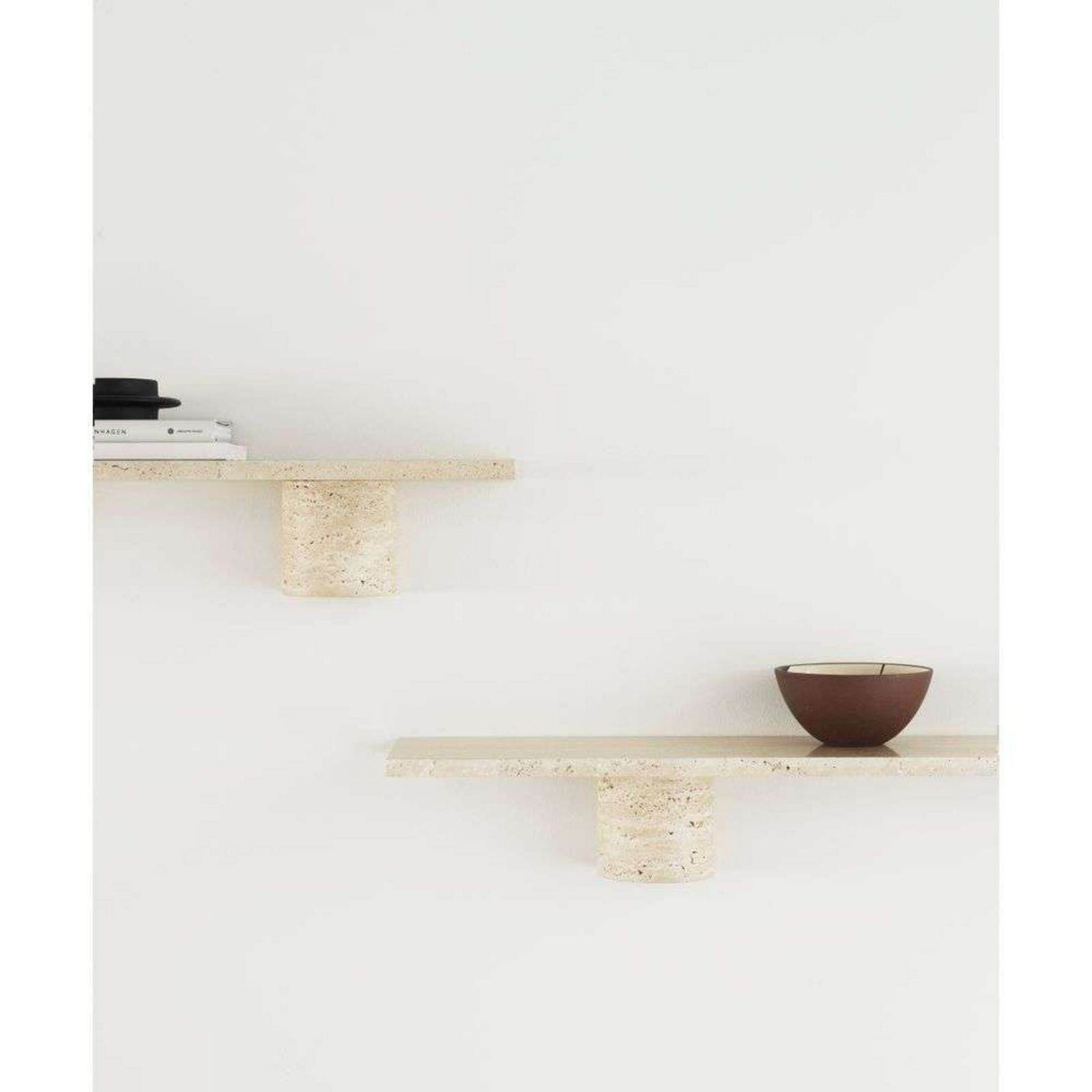 Sten Shelf L120 Travertine - Normann Copenhagen