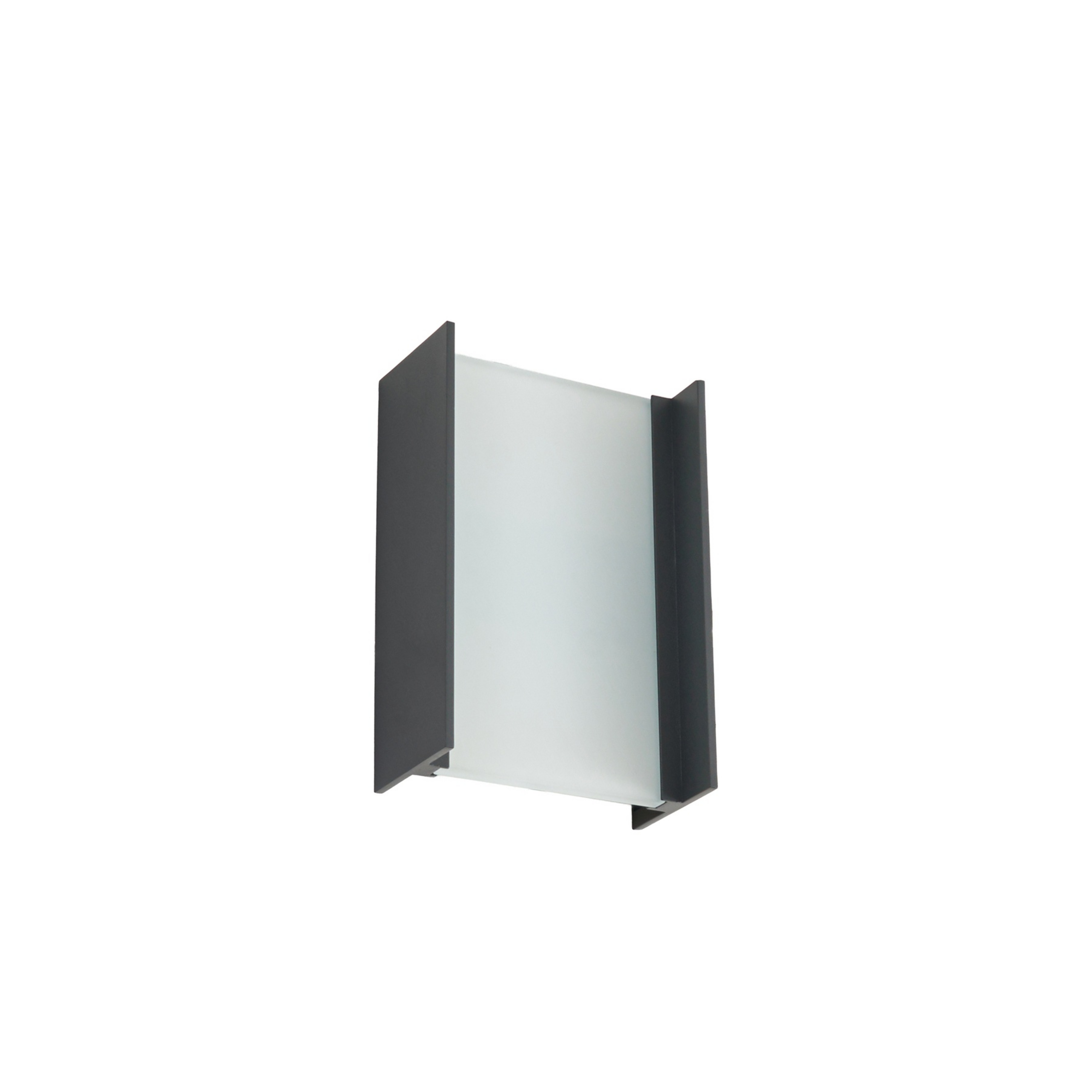 Selqa LED outdoor wall lamp, anthracite, IP65, house number - Lindby