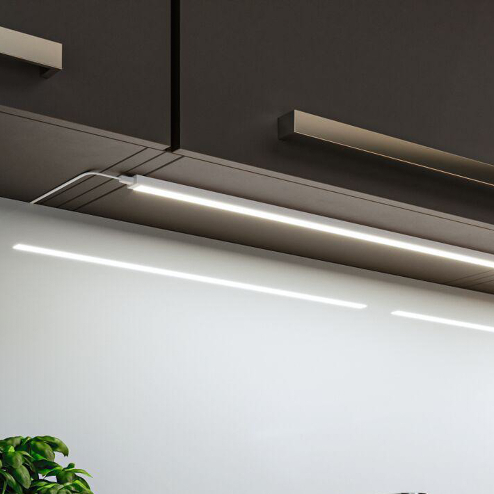 Paulmann under-cabinet lamp Inline 2-unit extension white 55 cm CCT