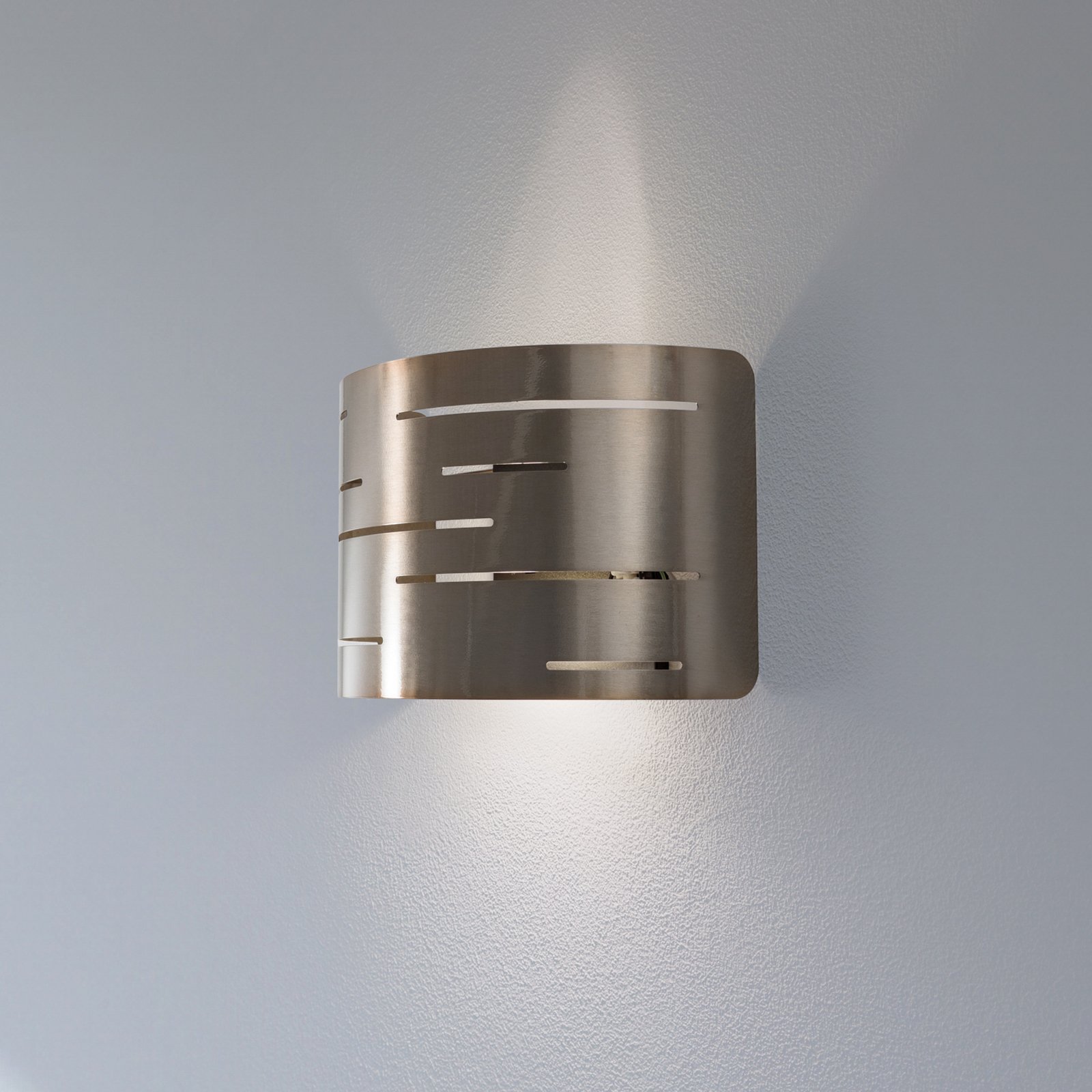 Wandleuchte Oisin, goldfarben, Metall, Höhe 22 cm, E27