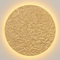 Meteor-LED-seinävalaisin, Ø 55 cm, kulta