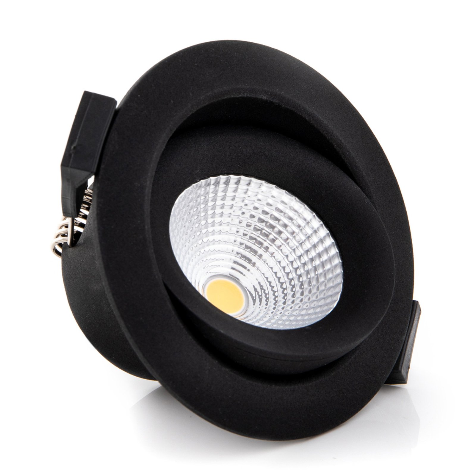 SLC One 360° LED-Einbauleuchte schwarz 3.000K