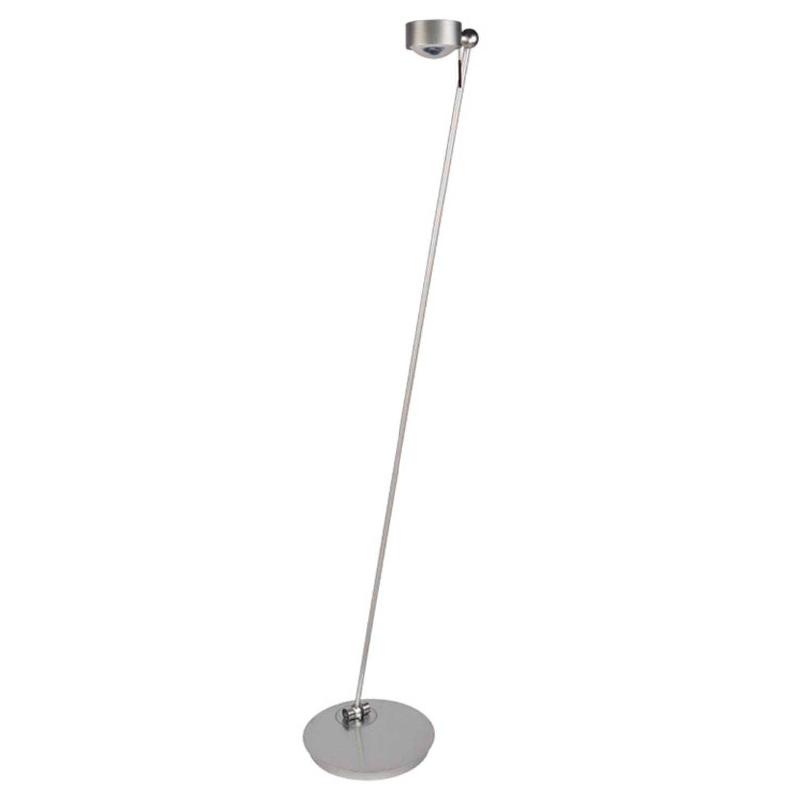 LED stojacia lampa Puk Floor Mini Single nikel matný